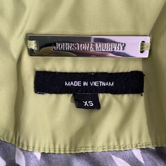 Johnston & Murphy Hip Length Rain Jacket Size XS (2/4) Green Hooded - Picture 10 of 13